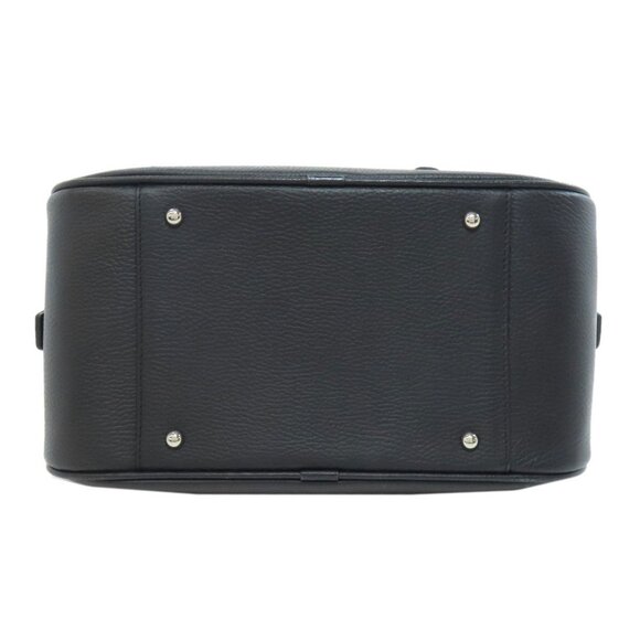 BURBERRY Leather Handbag Black Medium Crossbody Shoulder Bag - Picture 4 of 11